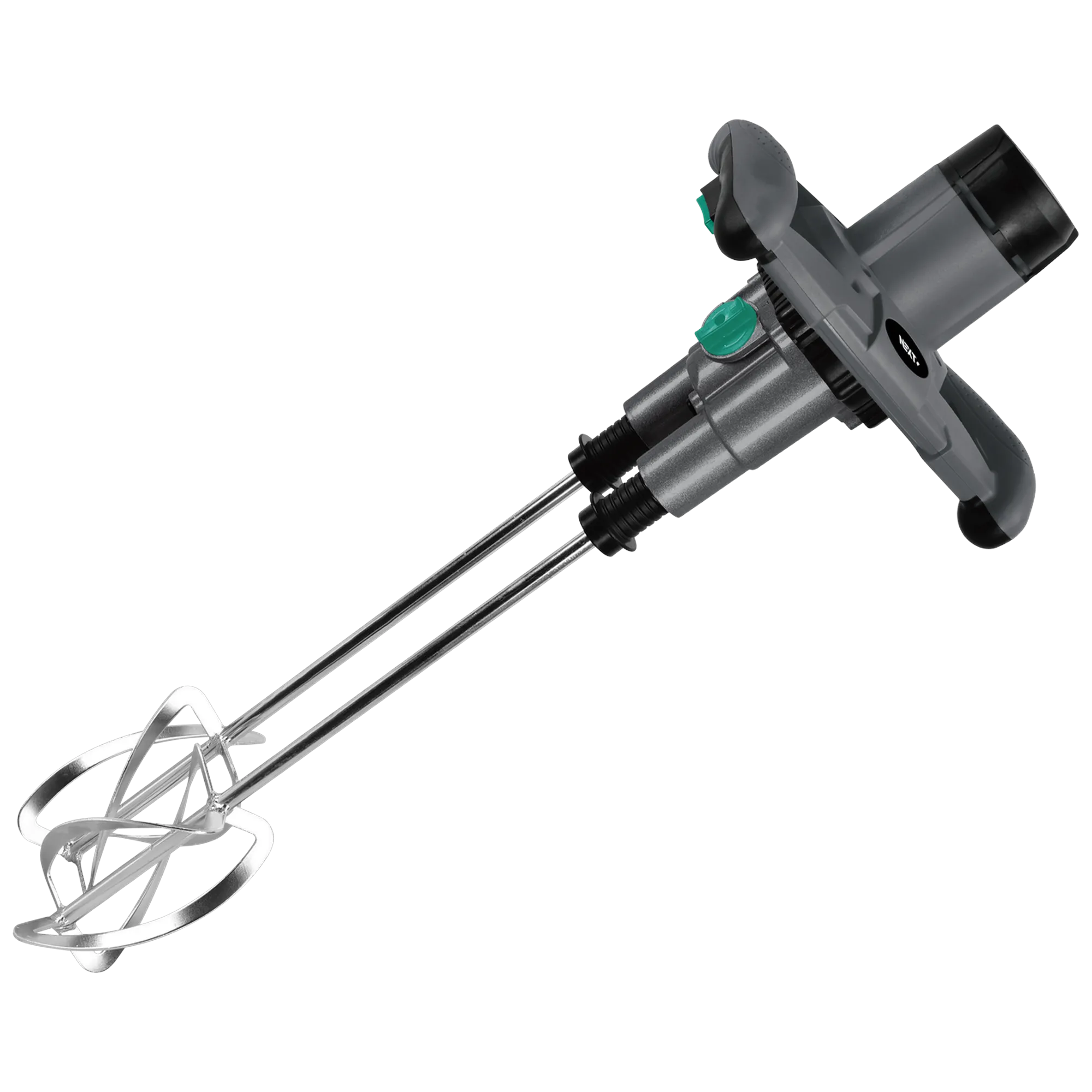 Double-speed dual-rod mixer